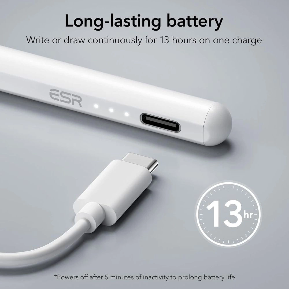 ESR Digital+ Magnetic Stylus Pen for iPad - Whiteeng