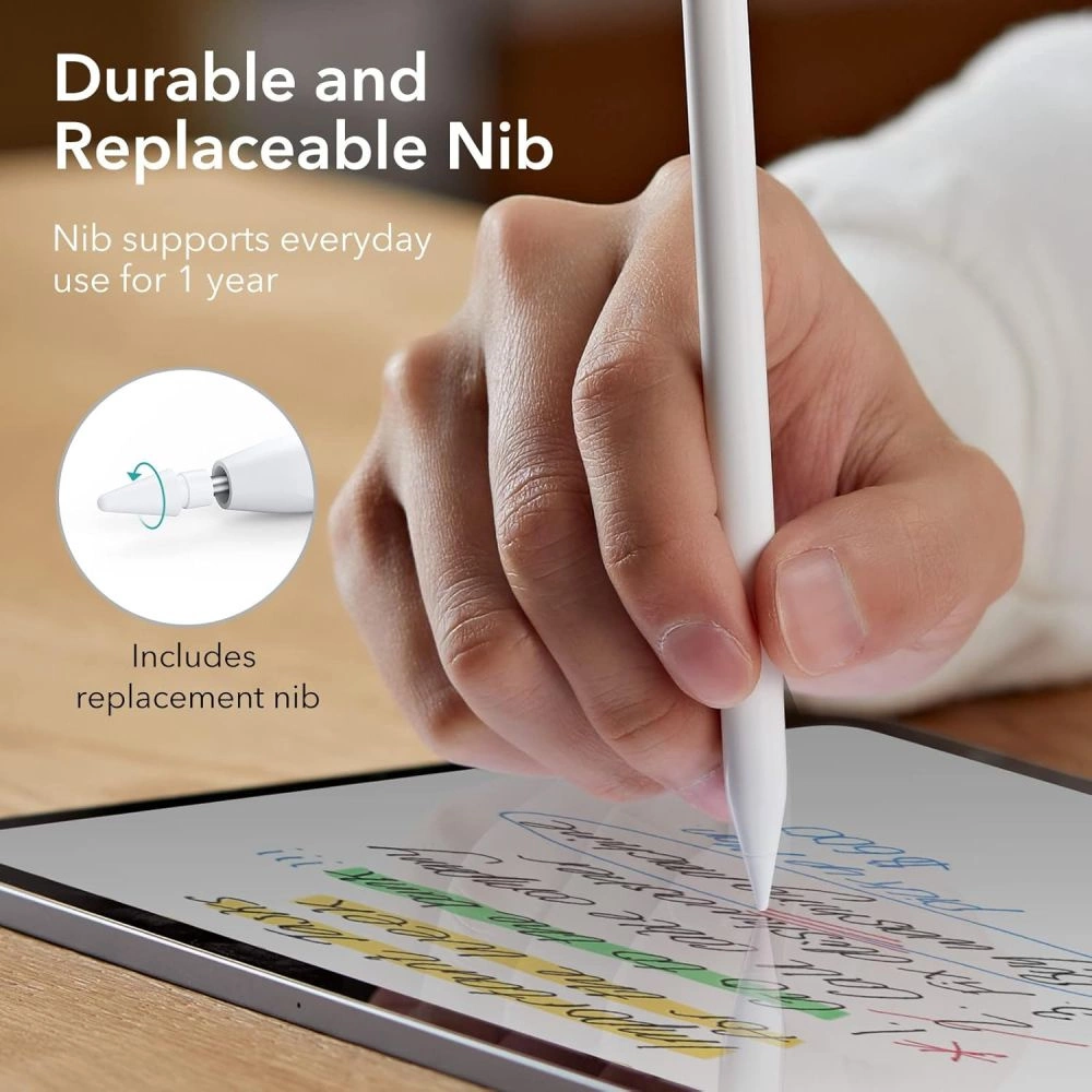 ESR Digital+ Magnetic Stylus Pen for iPad - Whiteeng
