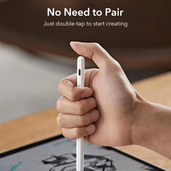 ESR Digital+ Magnetic Stylus Pen for iPad - Whiteeng