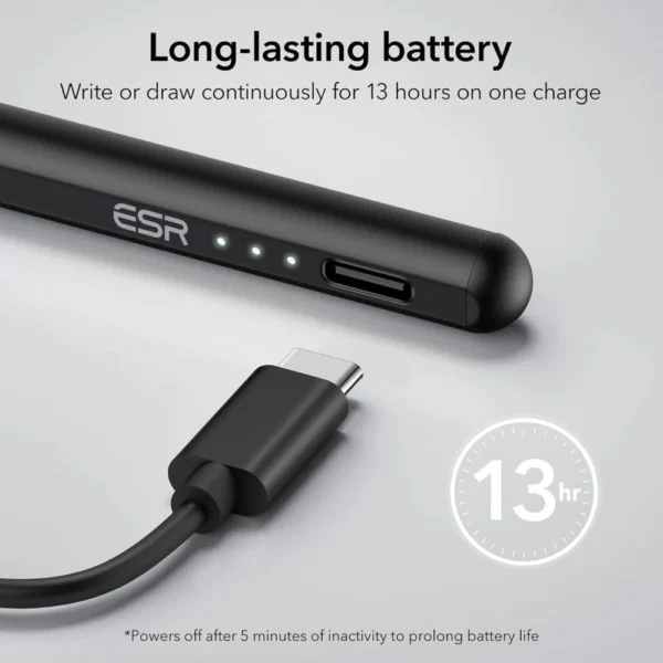 ESR Digital+ Magnetic Stylus Pen for iPad - Blackeng