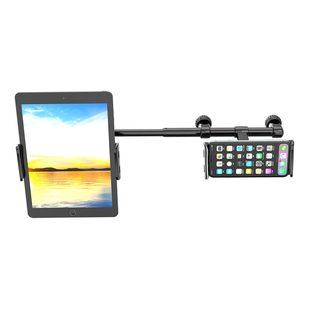 Wozinsky dual car phone holder for headrest black (WTHBK1)eng