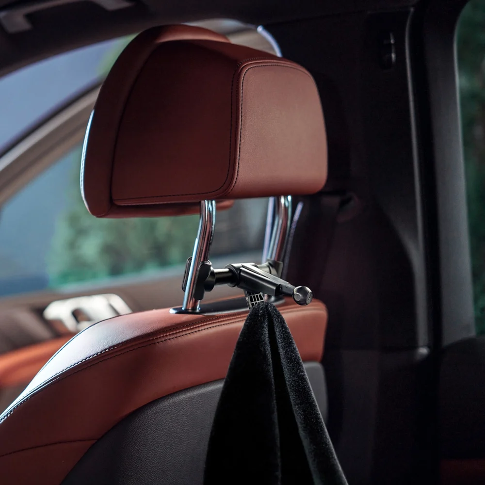 Wozinsky car headrest holder with hanger black (WTHBK2)eng