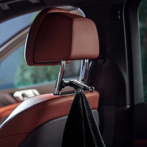 Wozinsky car headrest holder with hanger black (WTHBK2)eng