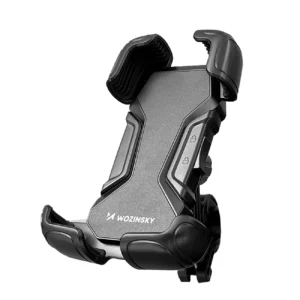 Wozinsky strong phone holder for the handlebar of a bicycle, motorcycle, scooters black (WBHBK6)eng