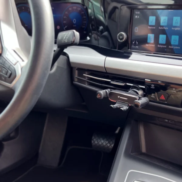 Wozinsky gravity phone holder for car grille black (WCHBK7)eng