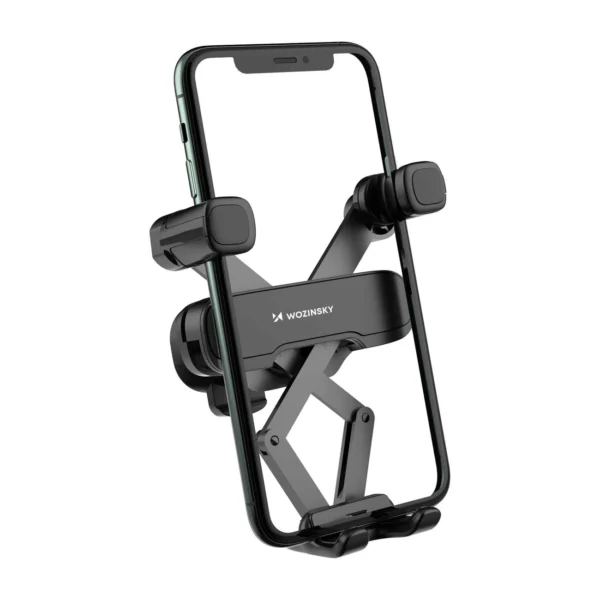 Wozinsky gravity phone holder for car grille black (WCHBK7)eng
