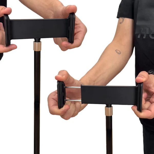 Wozinsky stand for tablet and phone on the desk black (WTHBK4)eng