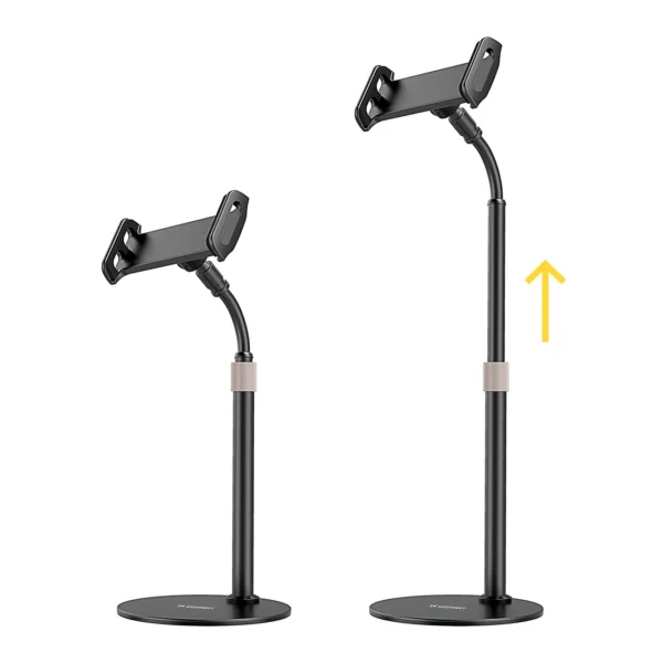 Wozinsky stand for tablet and phone on the desk black (WTHBK4)eng
