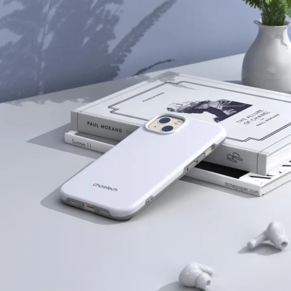 Choetech MFM Anti-drop case Made For MagSafe for iPhone 13 mini white (PC0111-MFM-WH)eng