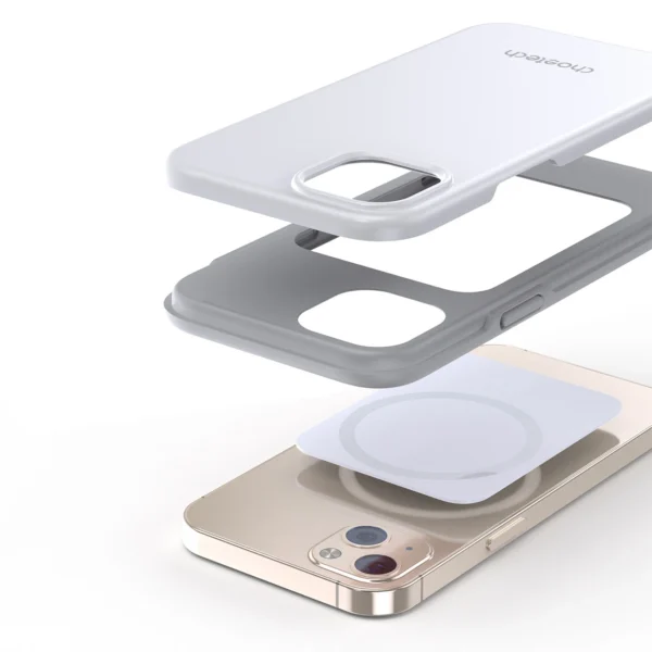 Choetech MFM Anti-drop case Made For MagSafe for iPhone 13 mini white (PC0111-MFM-WH)eng