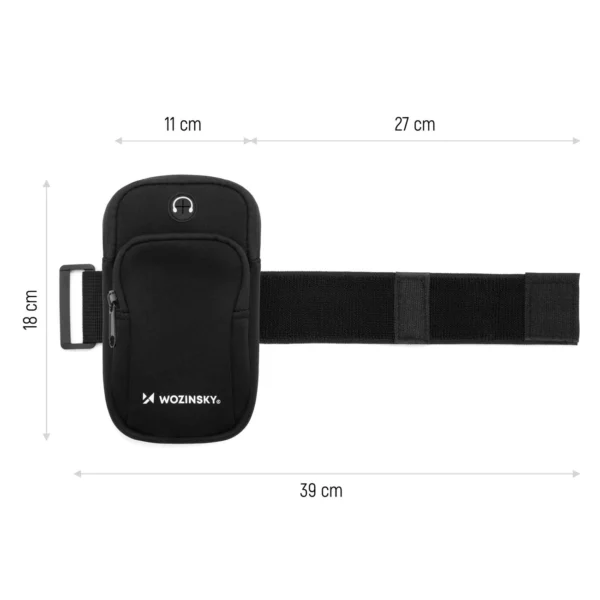 Wozinsky running phone armband green (WABGR1)eng