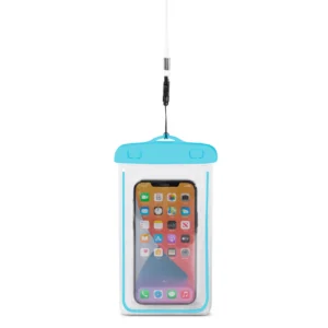 PVC waterproof phone case with lanyard - blueeng