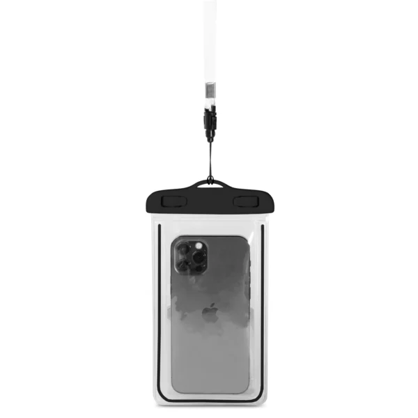 PVC waterproof phone case with lanyard - blackeng