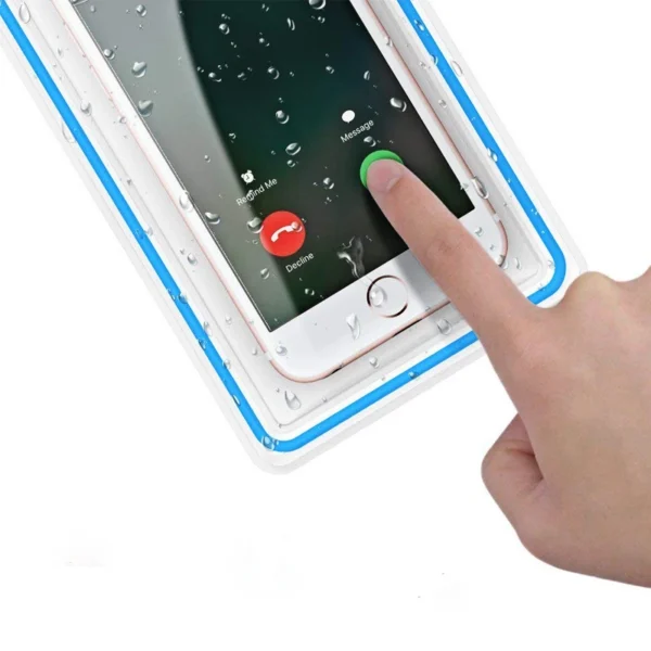 PVC waterproof phone case with lanyard - blackeng
