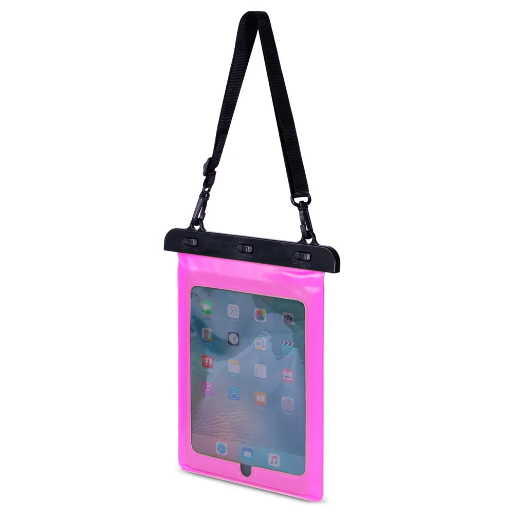 Waterproof PVC tablet case - pinkeng