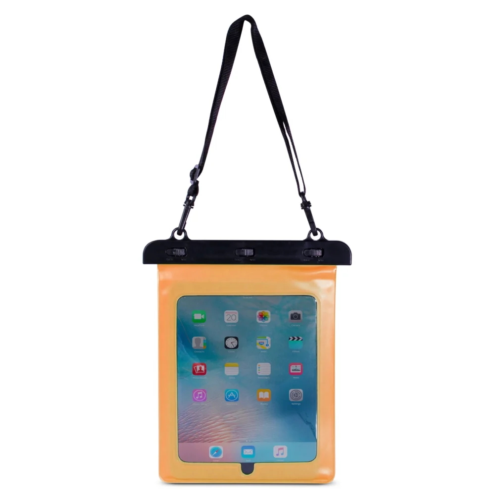Waterproof PVC tablet case - orangeeng