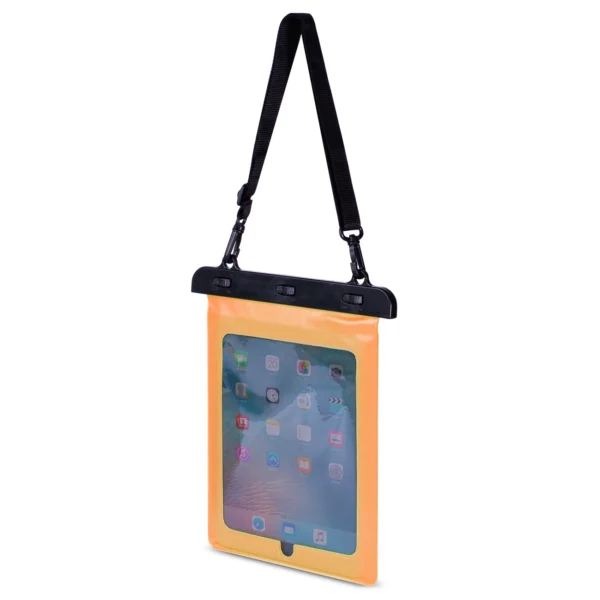 Waterproof PVC tablet case - orangeeng
