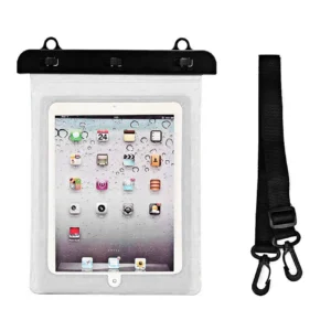 Waterproof PVC tablet case - whiteeng