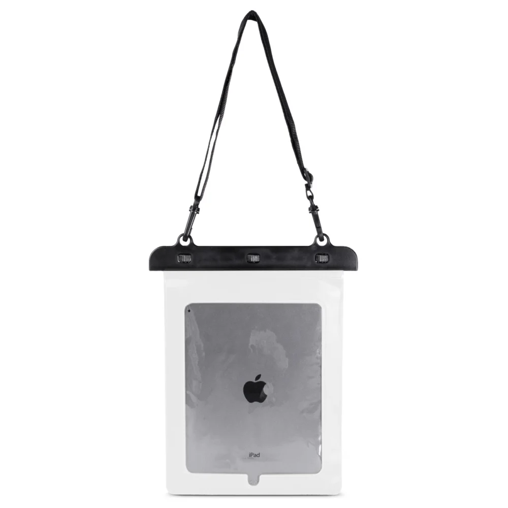Waterproof PVC tablet case - whiteeng