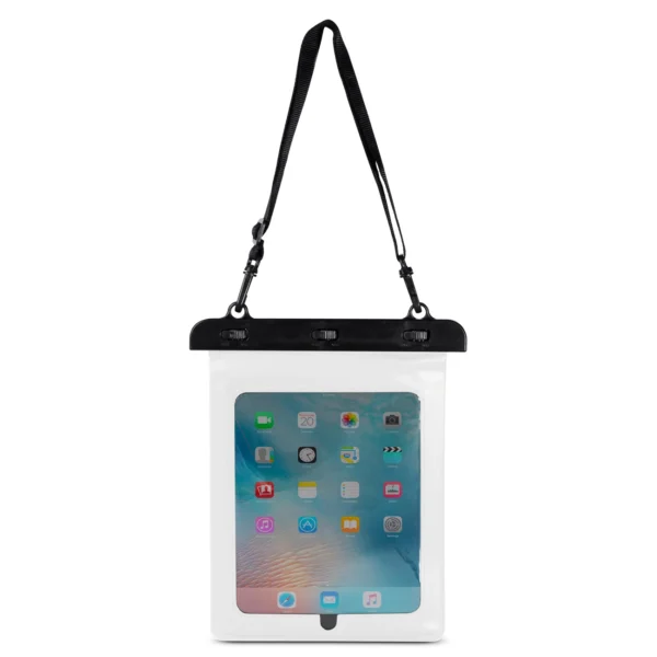 Waterproof PVC tablet case - whiteeng