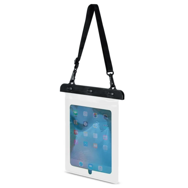 Waterproof PVC tablet case - whiteeng