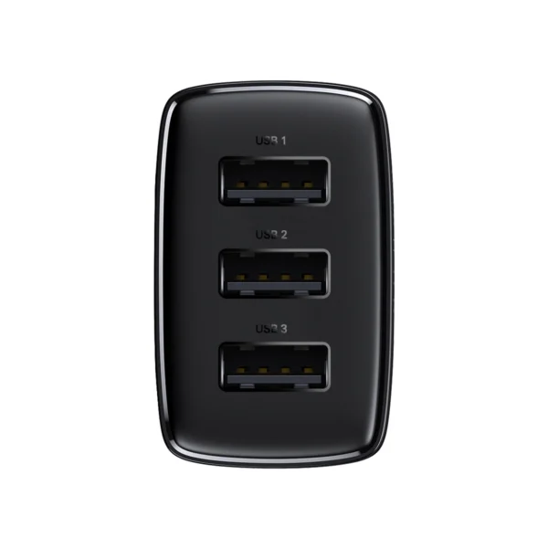 Baseus Compact charger 3x USB 17W black (CCXJ020101)eng