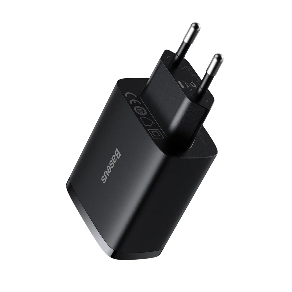 Baseus Compact charger 3x USB 17W black (CCXJ020101)eng