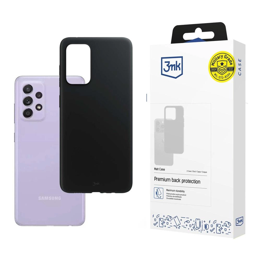 Samsung Galaxy A52 4G/5G A52s 5G - 3mk Matt Case blackeng