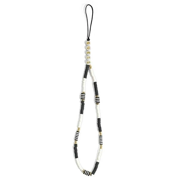 Guess pendant GUSTBCKH Phone Strap black-white/black-white Heishi Beadseng
