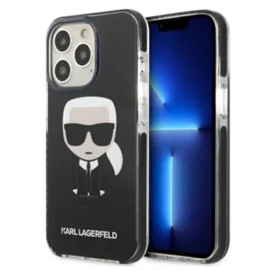 Karl Lagerfeld KLHCP13LTPEIKK iPhone 13 Pro / 13 6,1" hardcase czarny/black Iconik Karleng