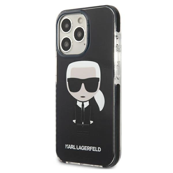 Karl Lagerfeld KLHCP13LTPEIKK iPhone 13 Pro / 13 6,1" hardcase czarny/black Iconik Karleng
