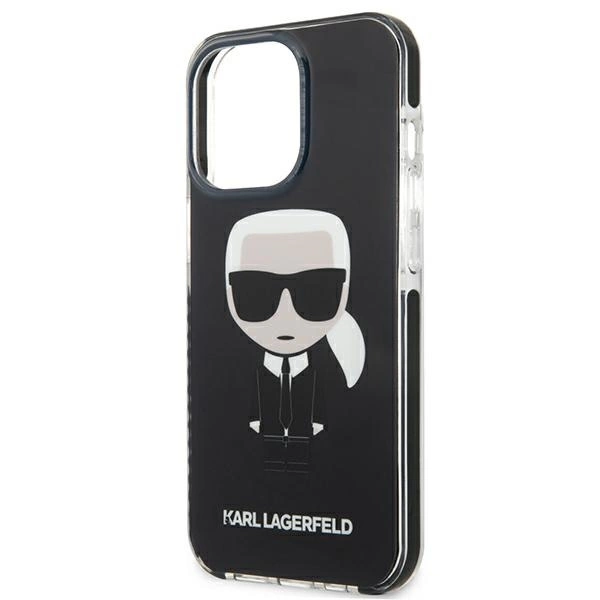 Karl Lagerfeld KLHCP13LTPEIKK iPhone 13 Pro / 13 6,1" hardcase czarny/black Iconik Karleng