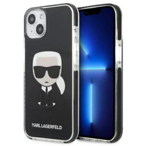 Karl Lagerfeld KLHCP13STPEIKK iPhone 13 mini 5,4"  hardcase czarny/black Iconik Karleng