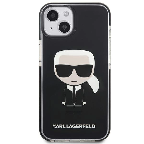 Karl Lagerfeld KLHCP13STPEIKK iPhone 13 mini 5,4"  hardcase czarny/black Iconik Karleng