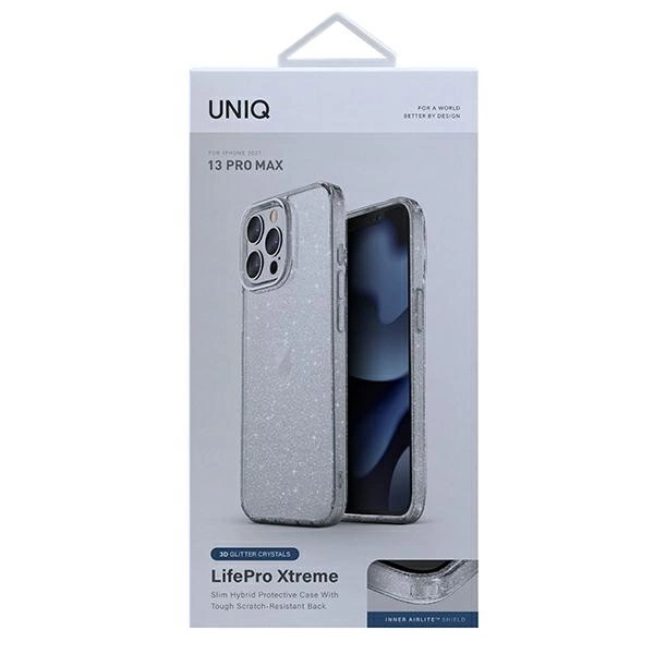 Uniq LifePro Xtreme case for iPhone 13 Pro Max - transparenteng
