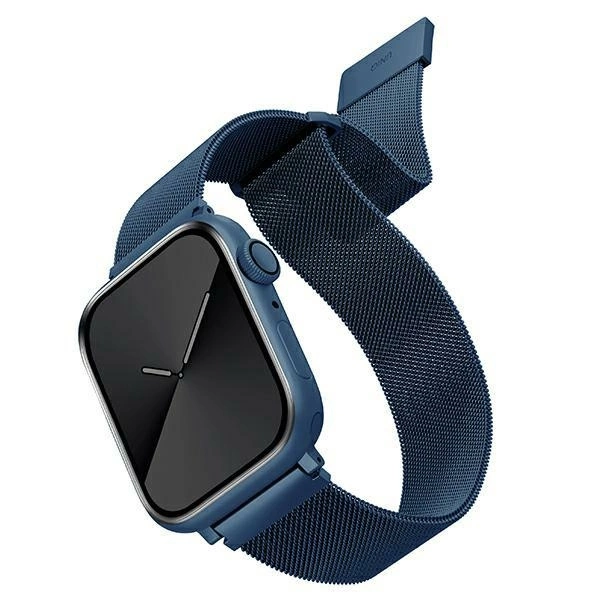 Uniq Dante Stainless Steel Strap for Apple Watch 1/2/3/4/5/6/7/8/SE/SE2 38/40/41mm - Blueeng