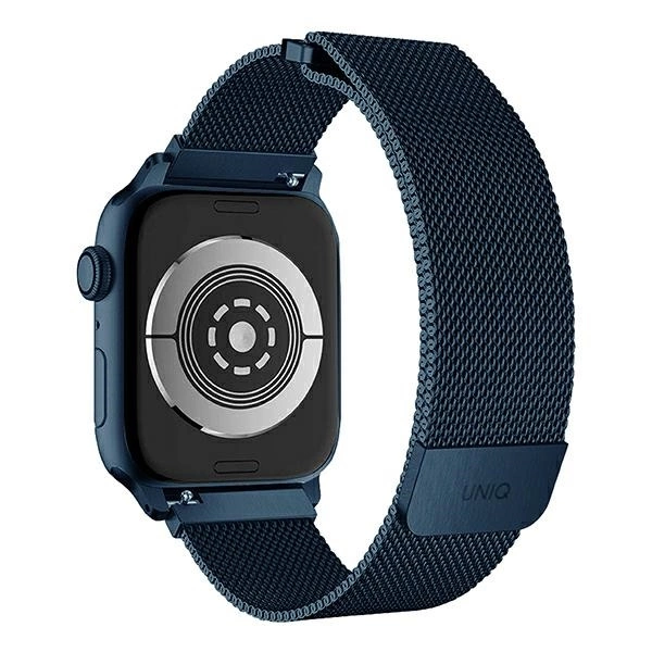 Uniq Dante Stainless Steel Strap for Apple Watch 1/2/3/4/5/6/7/8/SE/SE2 38/40/41mm - Blueeng