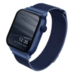 Uniq Dante Stainless Steel Strap for Apple Watch 1/2/3/4/5/6/7/8/SE/SE2 38/40/41mm - Blueeng
