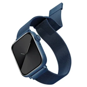 Uniq Dante Stainless Steel Strap for Apple Watch 1/2/3/4/5/6/7/8/SE/SE2 42/44/45mm - Blueeng