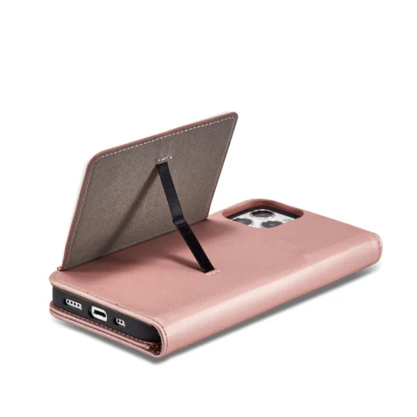 Magnet Card Case for iPhone 12 Pouch Card Wallet Card Stand Pinkeng