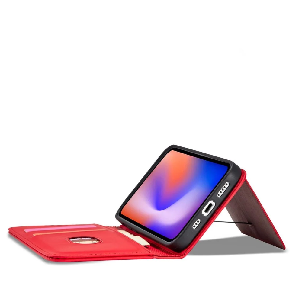 Magnet Card Case for iPhone 12 Pro Pouch Card Wallet Card Holder Redeng