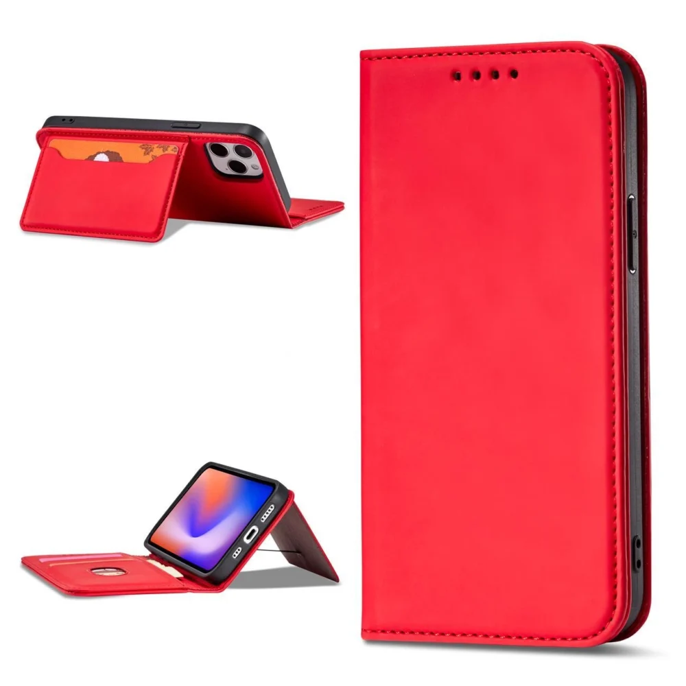 Magnet Card Case for iPhone 12 Pro Pouch Card Wallet Card Holder Redeng
