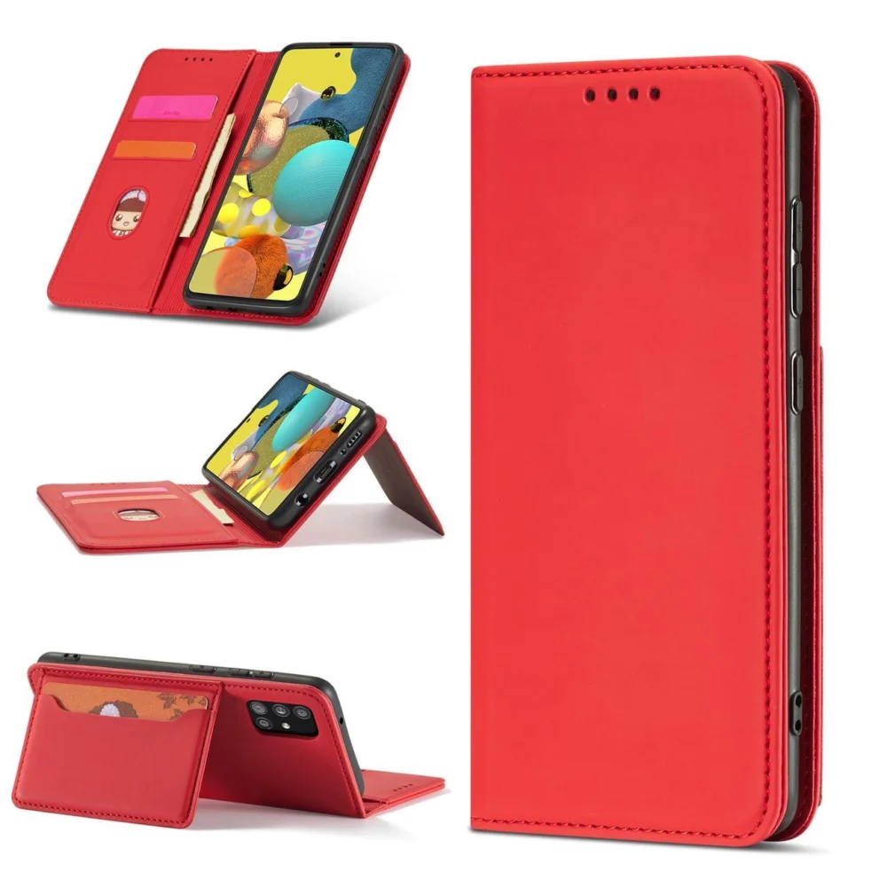 Magnet Card Case For Samsung Galaxy A12 5G Pouch Wallet Card Holder Redeng