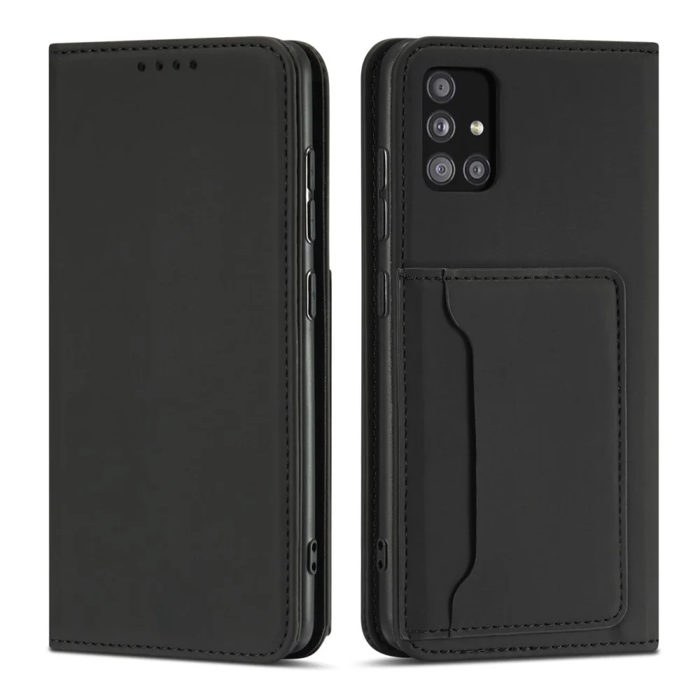 Magnet Card Case Case for Samsung Galaxy A13 5G Pouch Wallet Card Holder Blackeng