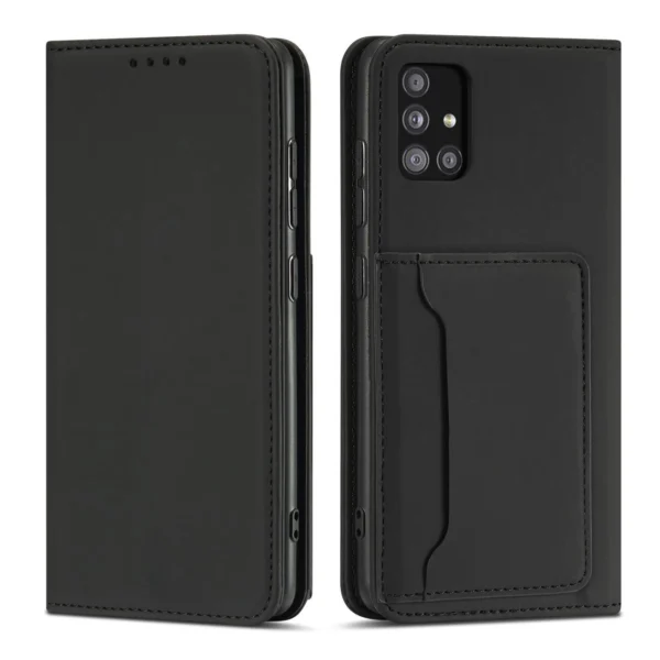 Magnet Card Case Case for Samsung Galaxy A13 5G Pouch Wallet Card Holder Blackeng