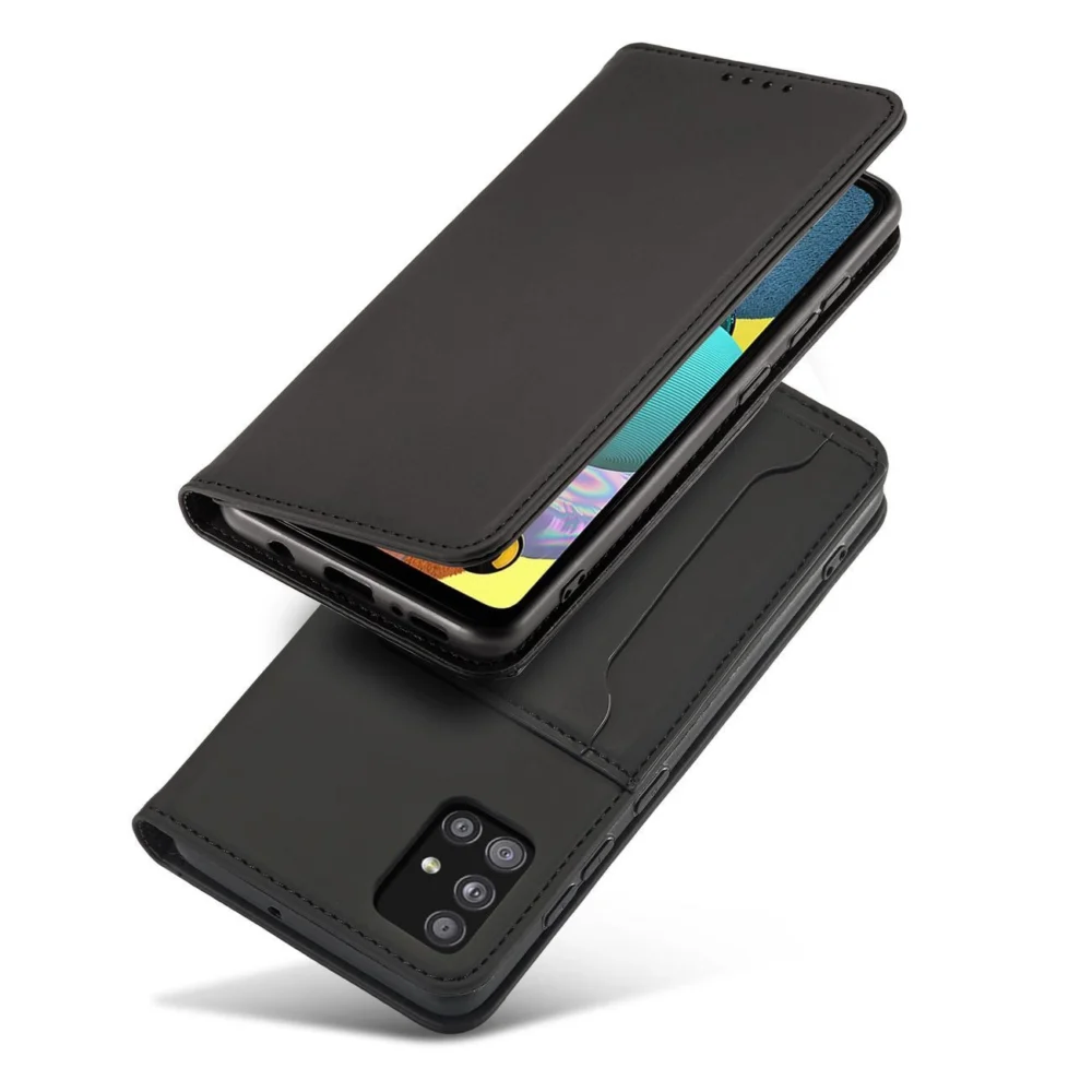 Magnet Card Case Case for Samsung Galaxy A13 5G Pouch Wallet Card Holder Blackeng