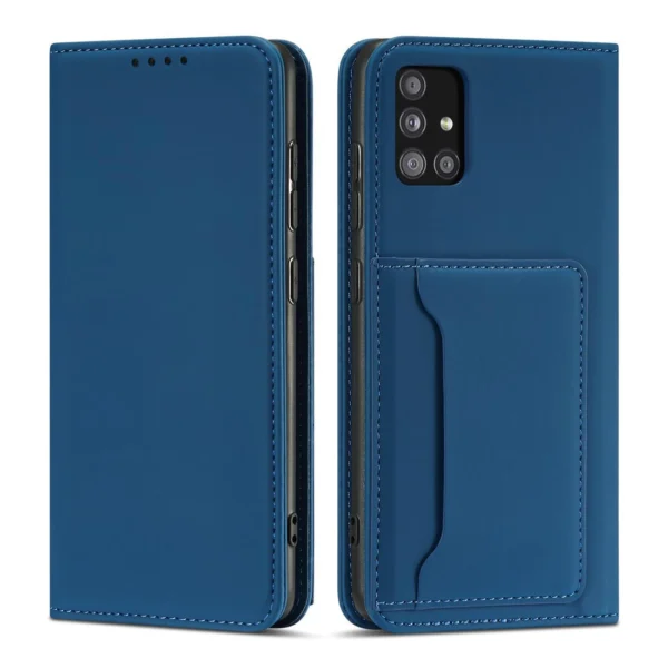 Magnet Card Case Case for Samsung Galaxy A53 5G Pouch Wallet Card Holder Blueeng