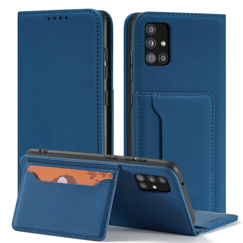 Magnet Card Case Case for Samsung Galaxy A53 5G Pouch Wallet Card Holder Blueeng