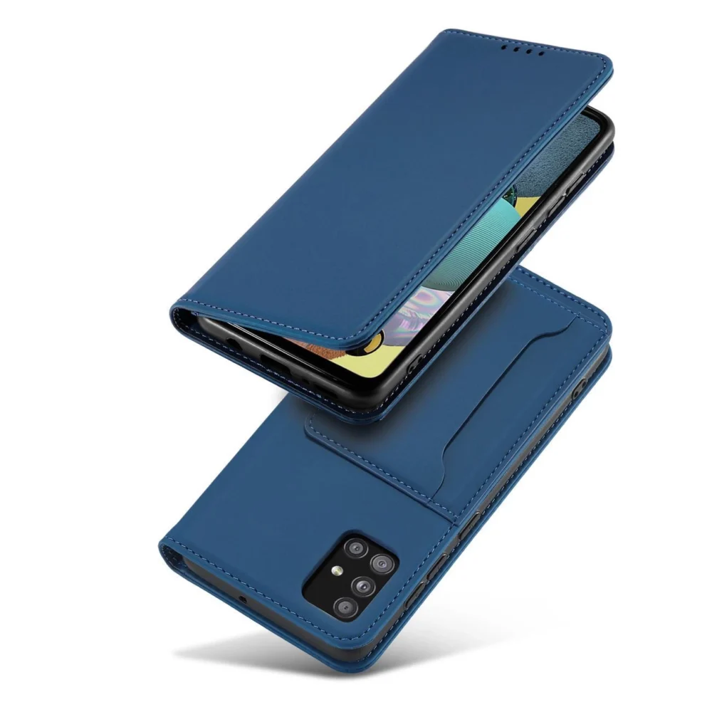 Magnet Card Case Case for Samsung Galaxy A53 5G Pouch Wallet Card Holder Blueeng