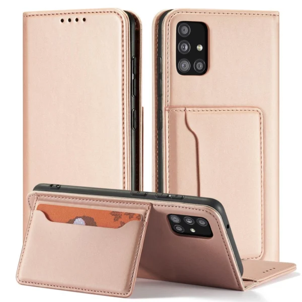 Magnet Card Case Case for Samsung Galaxy A53 5G Pouch Wallet Card Holder Pinkeng